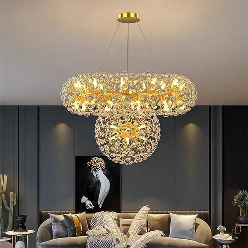 Luminária de Teto Contemporâneo Dourado, peça de plafons e luminárias de teto da VivaCasa — imagem 2