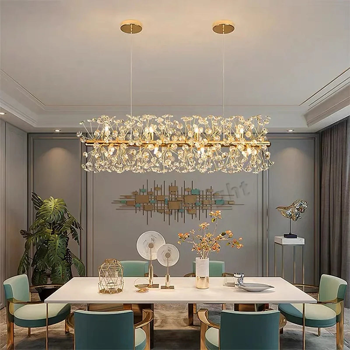 Luminária de Teto Contemporâneo Dourado, peça de plafons e luminárias de teto da VivaCasa — imagem 4