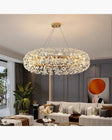 Luminária de Teto Contemporâneo Dourado