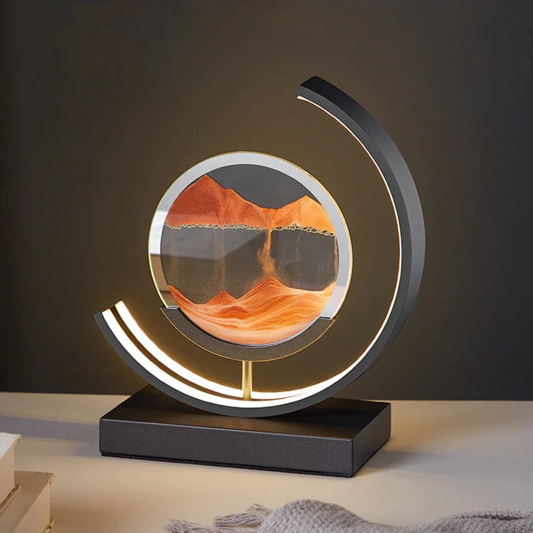 Luminária Home Art Decorativa LED Mountains Preto | Delamantina