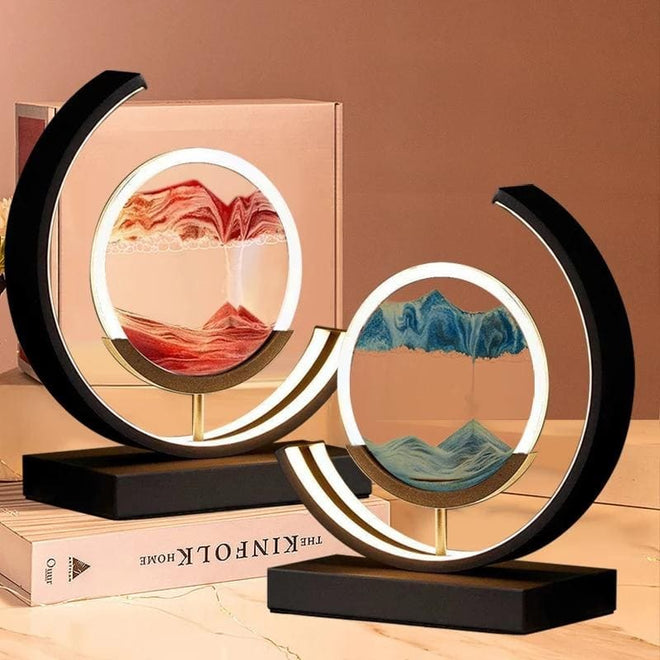 Luminária Home Art Decorativa LED Mountains Preto | Delamantina