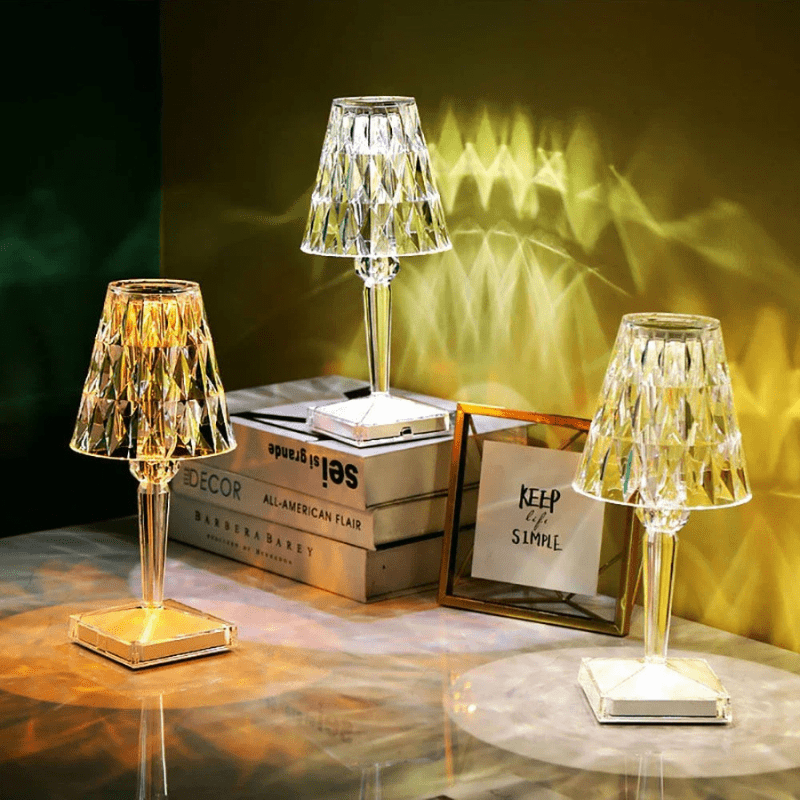 Luminária Luxury de Mesa LED Sem fio Delamantina