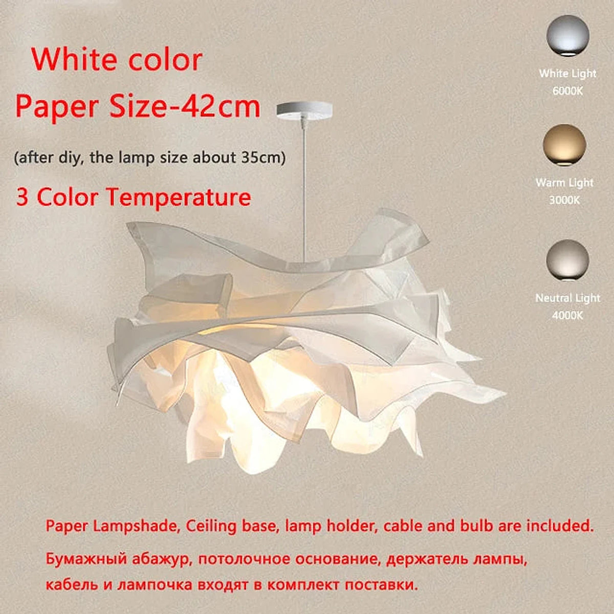 Luminária Pendente Minimalista Branco, peça de pendentes da VivaCasa — imagem 10