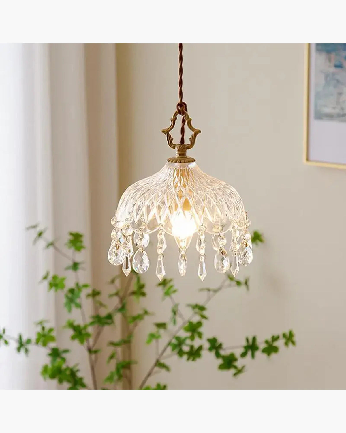 Luminária Pendente Retrô Vidro, peça de pendentes da VivaCasa