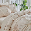 Peça de Roupa de Cama Floral Linho, peça de roupa de cama da VivaCasa — imagem 3