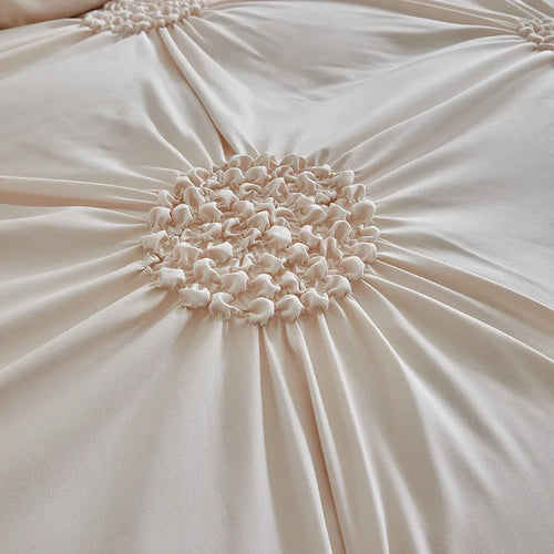 Peça de Roupa de Cama Floral Linho, peça de roupa de cama da VivaCasa — imagem 4