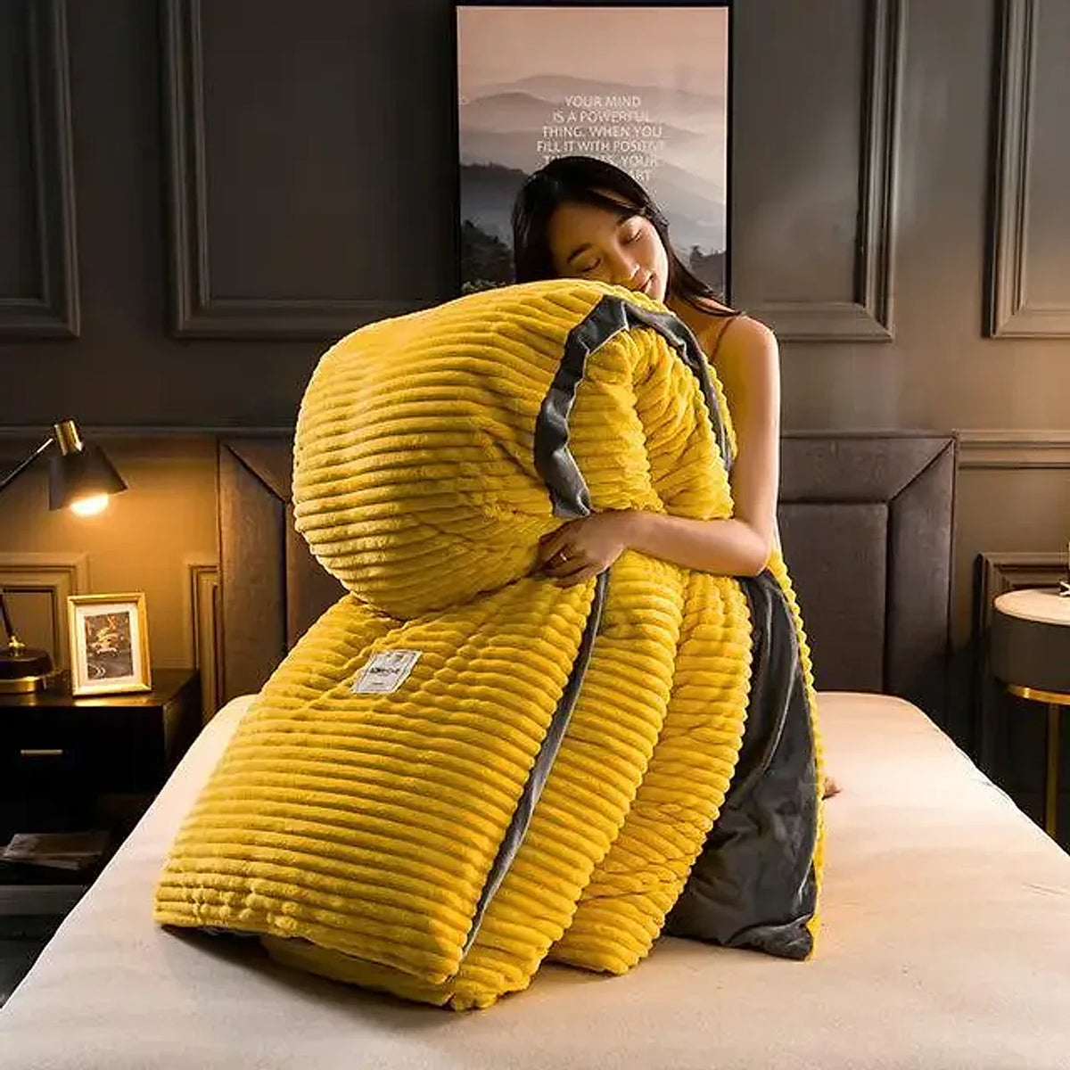 Peça de Roupa de Cama Veludo, peça de roupa de cama da VivaCasa — imagem 14