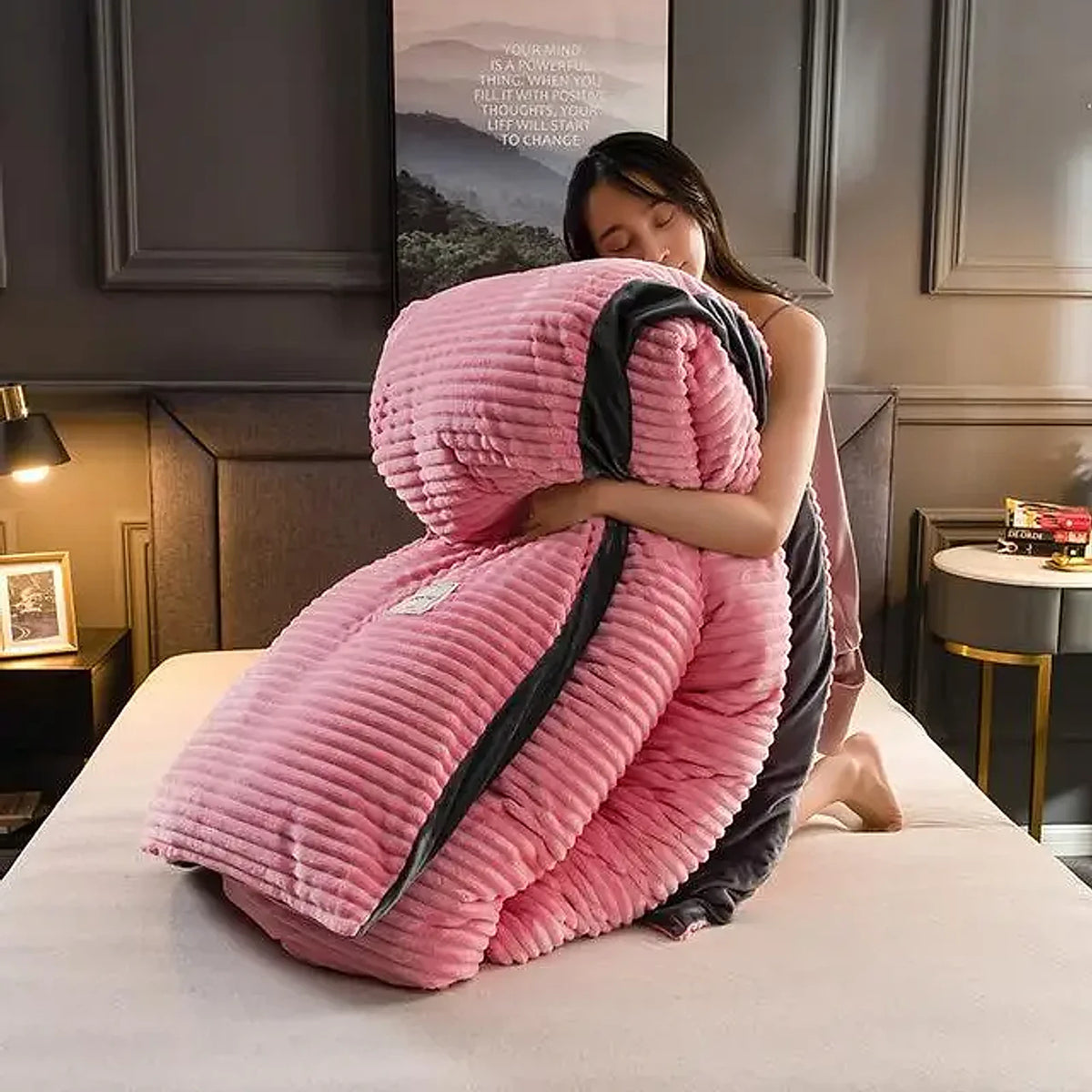Peça de Roupa de Cama Veludo, peça de roupa de cama da VivaCasa — imagem 25