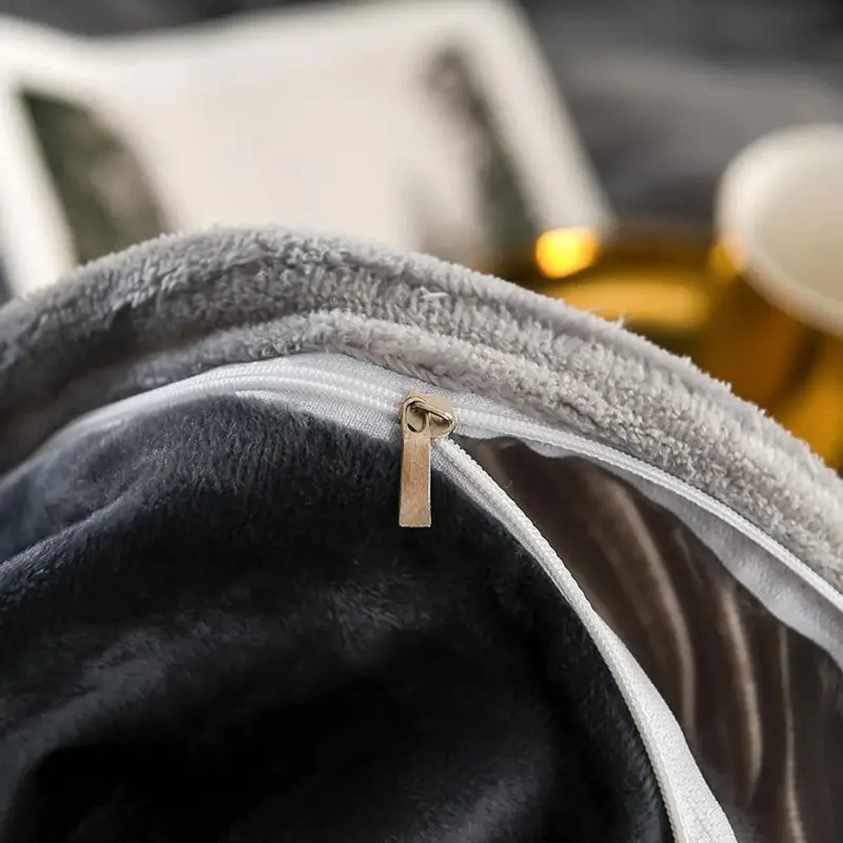 Peça de Roupa de Cama Veludo, peça de roupa de cama da VivaCasa — imagem 5
