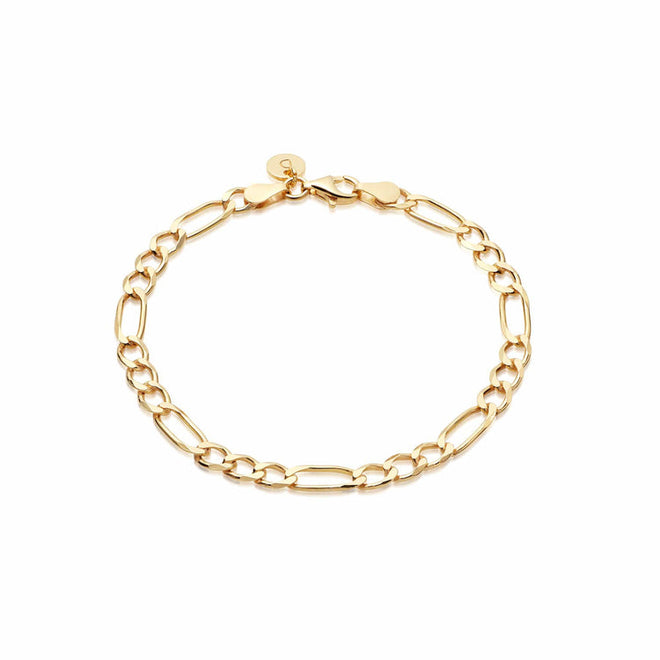 Pulseira Chain Ellos Ouro Amarelo-18cm