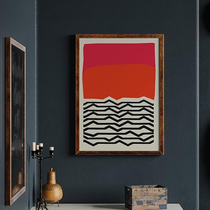 Pintura Moderna Abstrata Red | Delamantina