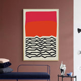 Pintura Moderna Abstrata Red | Delamantina