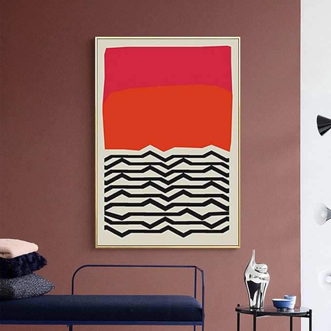 Pintura Moderna Abstrata Red | Delamantina