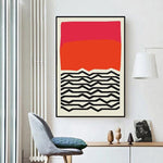 Pintura Moderna Abstrata Red | Delamantina