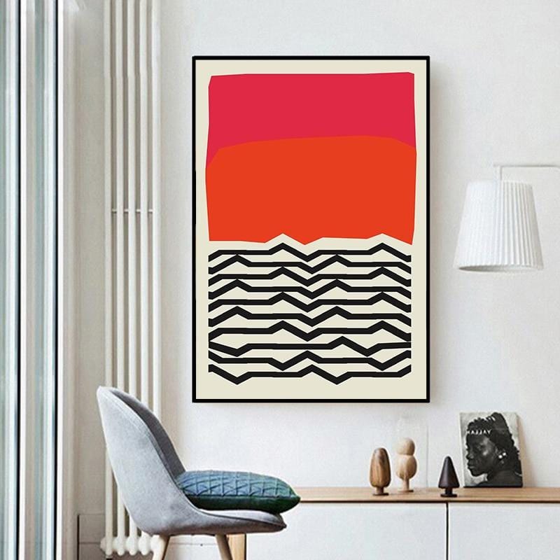 Pintura Moderna Abstrata Red | Delamantina