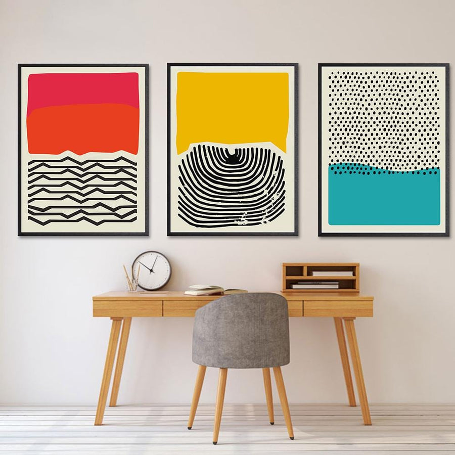 Pintura Moderna Abstrata Decoração all colors| Delamantina