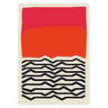 Pintura Moderna Abstrata Red | Delamantina 30x40cm No Frame