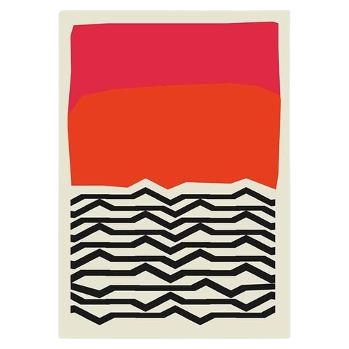 Pintura Moderna Abstrata Red | Delamantina 30x40cm No Frame