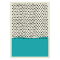 Pintura Moderna Abstrata Decoração Blue 30x40cm