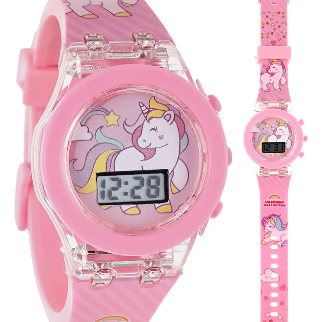 Relógio infantil My Little Pony Unicórnio para menina impermeável digital