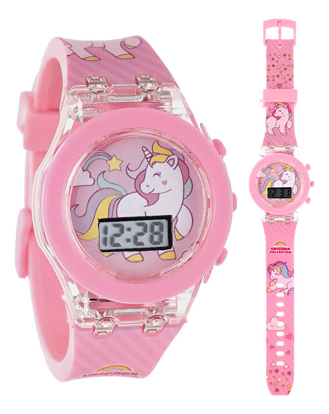 Relógio infantil My Little Pony Unicórnio para menina impermeável digital