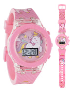 Relógio infantil My Little Pony Unicórnio para menina impermeável digital