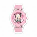 Relógio infantil Minnie para menina impermeável digital