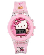 Relógio Infantil Hello Kitty para menina impermeável digital