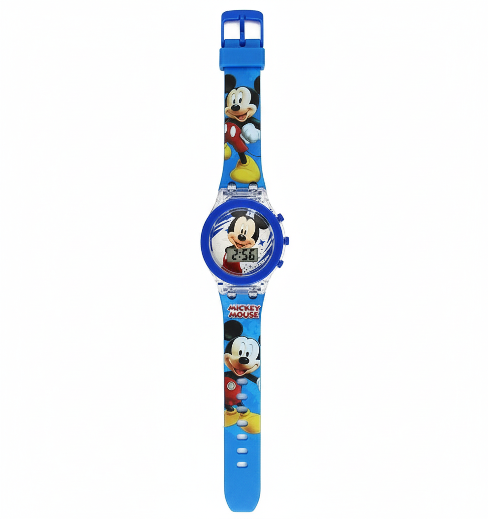 Relógio Infantil Mickey para menino impermeável digital