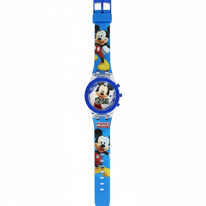 Relógio Infantil Mickey para menino impermeável digital