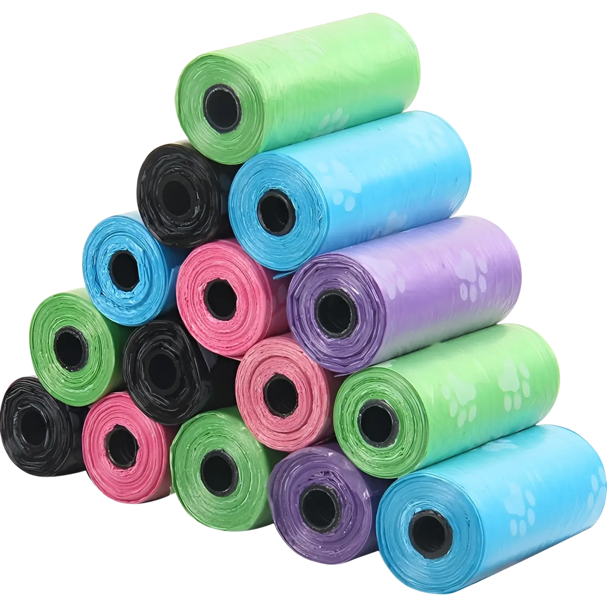Sacos de Lixo biodegradáveis (Kit-15 rolos com 225 sacolas cada)