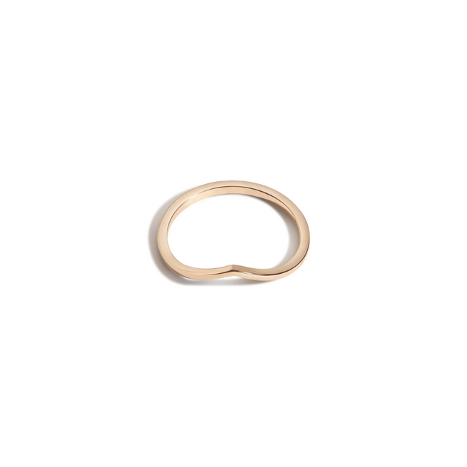 Anel Simple V Gold