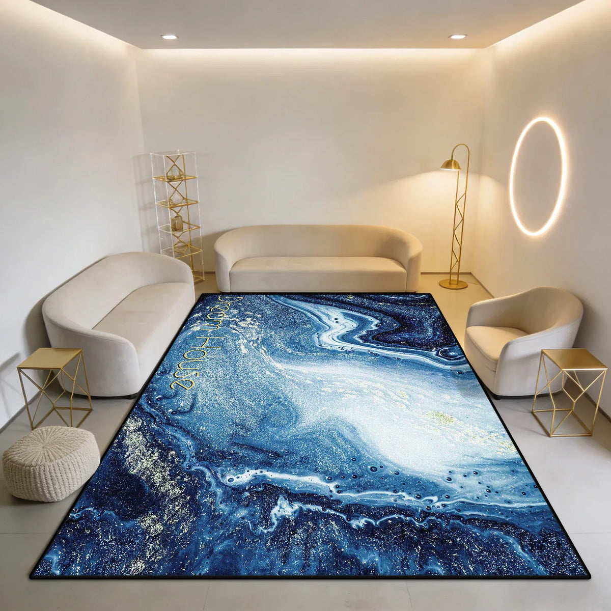 Tapete Decorativo Contemporâneo Abstrato, peça de tapetes da VivaCasa — imagem 16