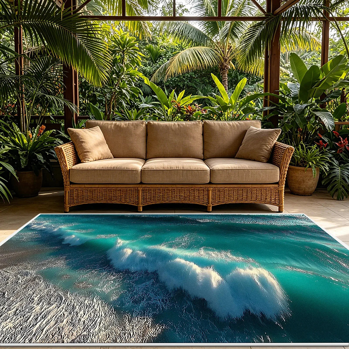 Tapete Decorativo Contemporâneo Veludo, peça de tapetes da VivaCasa — imagem 11