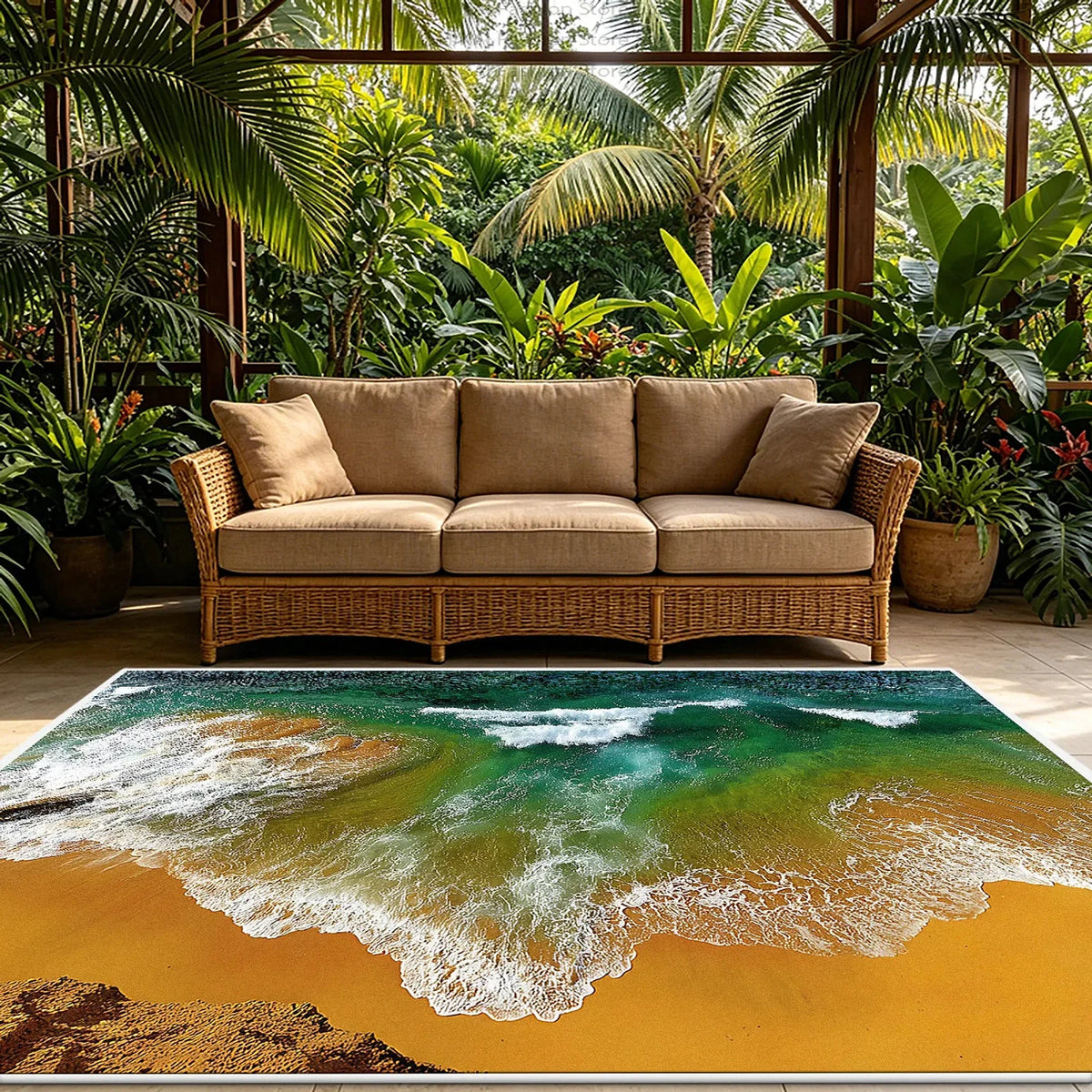 Tapete Decorativo Contemporâneo Veludo, peça de tapetes da VivaCasa — imagem 13