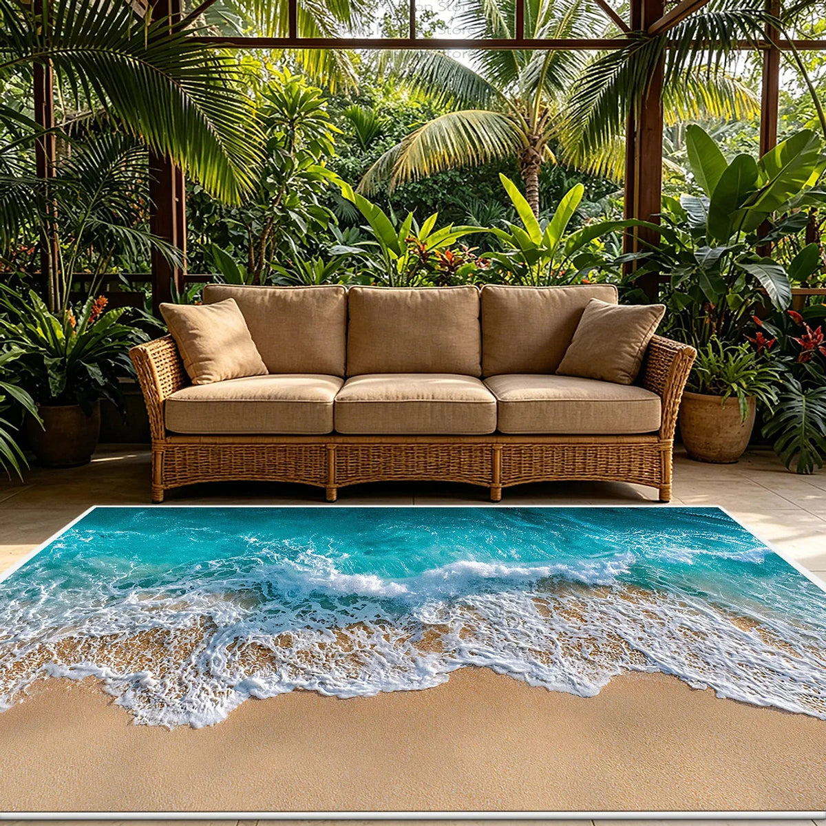 Tapete Decorativo Contemporâneo Veludo, peça de tapetes da VivaCasa — imagem 14