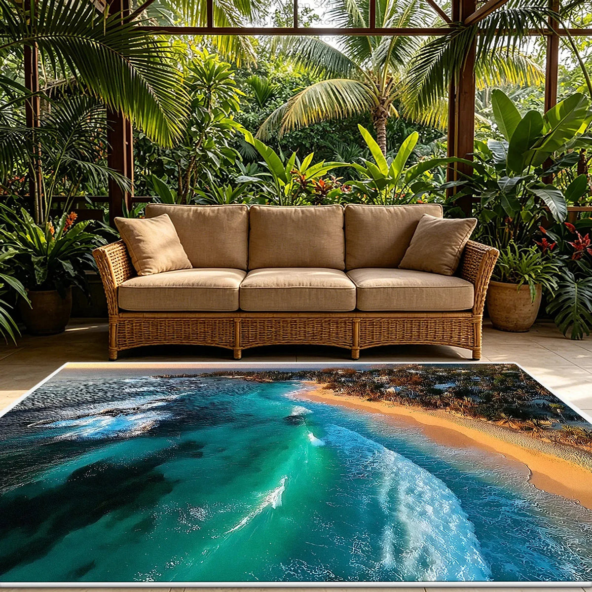 Tapete Decorativo Contemporâneo Veludo, peça de tapetes da VivaCasa — imagem 15