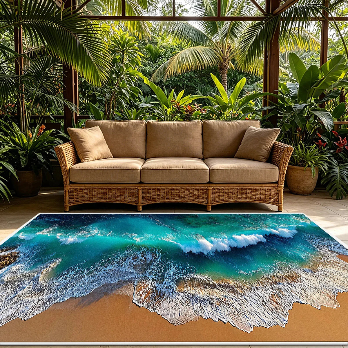 Tapete Decorativo Contemporâneo Veludo, peça de tapetes da VivaCasa — imagem 16