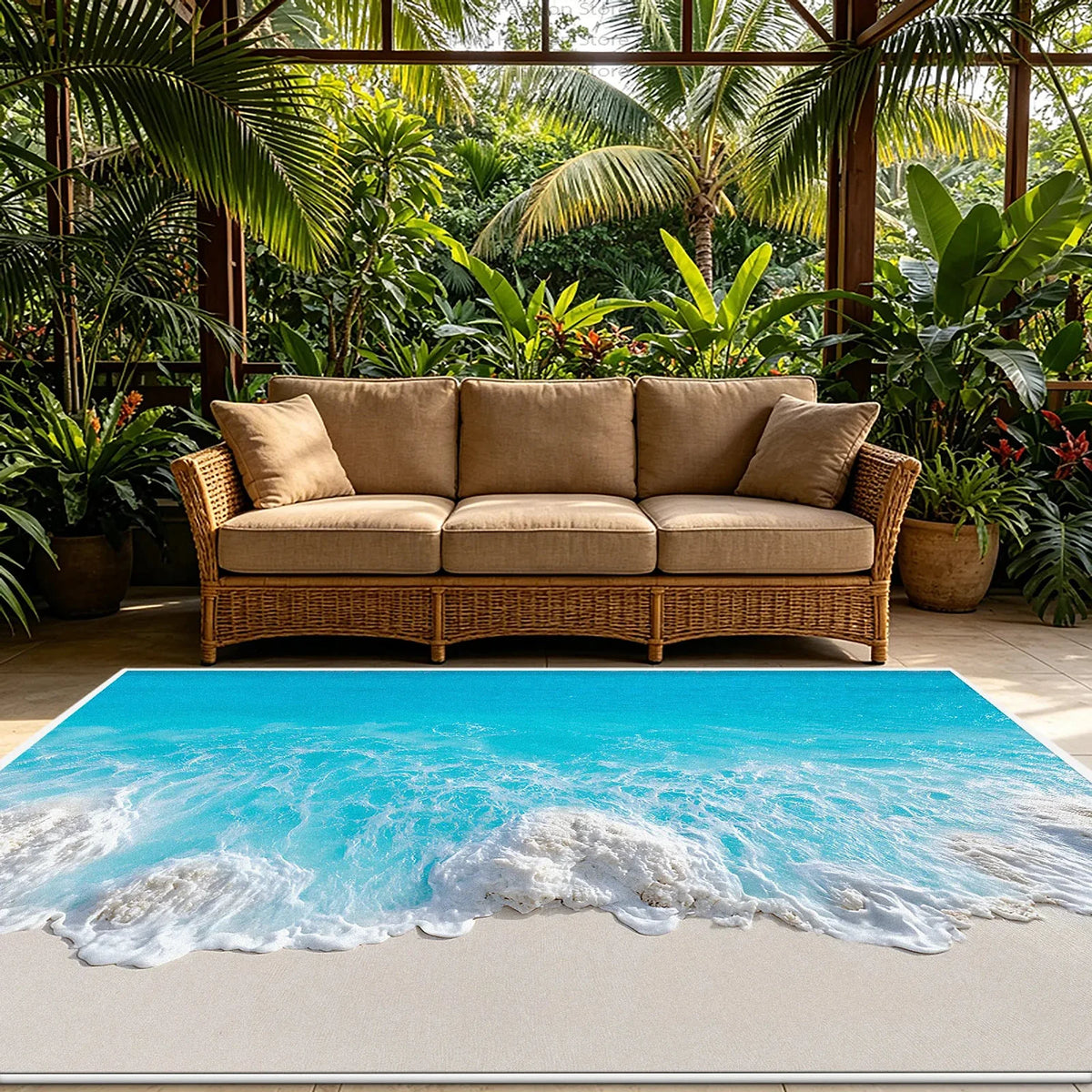 Tapete Decorativo Contemporâneo Veludo, peça de tapetes da VivaCasa — imagem 8