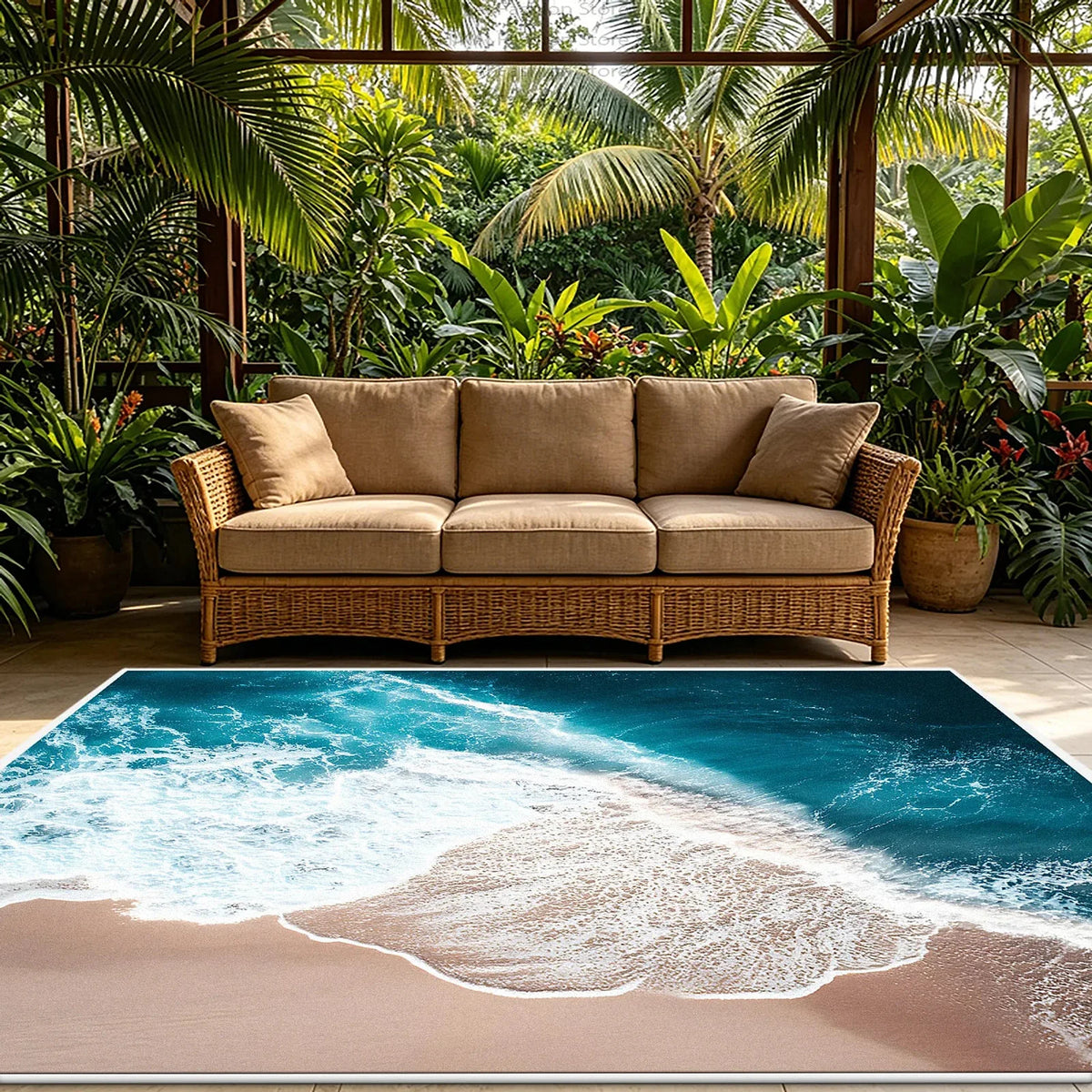 Tapete Decorativo Contemporâneo Veludo, peça de tapetes da VivaCasa — imagem 9