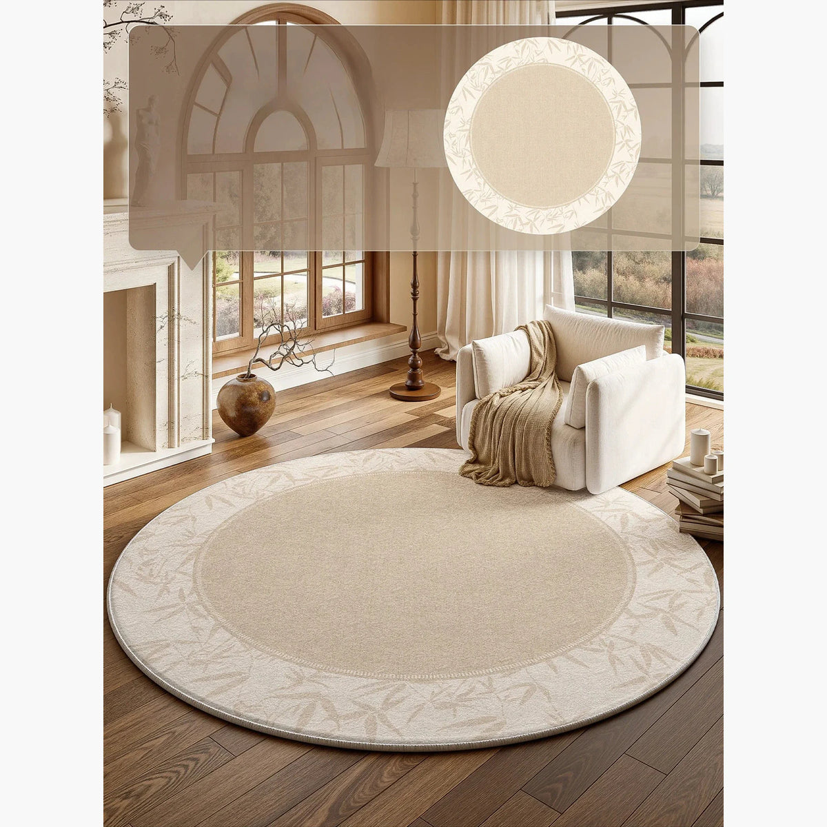 Tapete Decorativo Redondo, peça de tapetes da VivaCasa — imagem 10