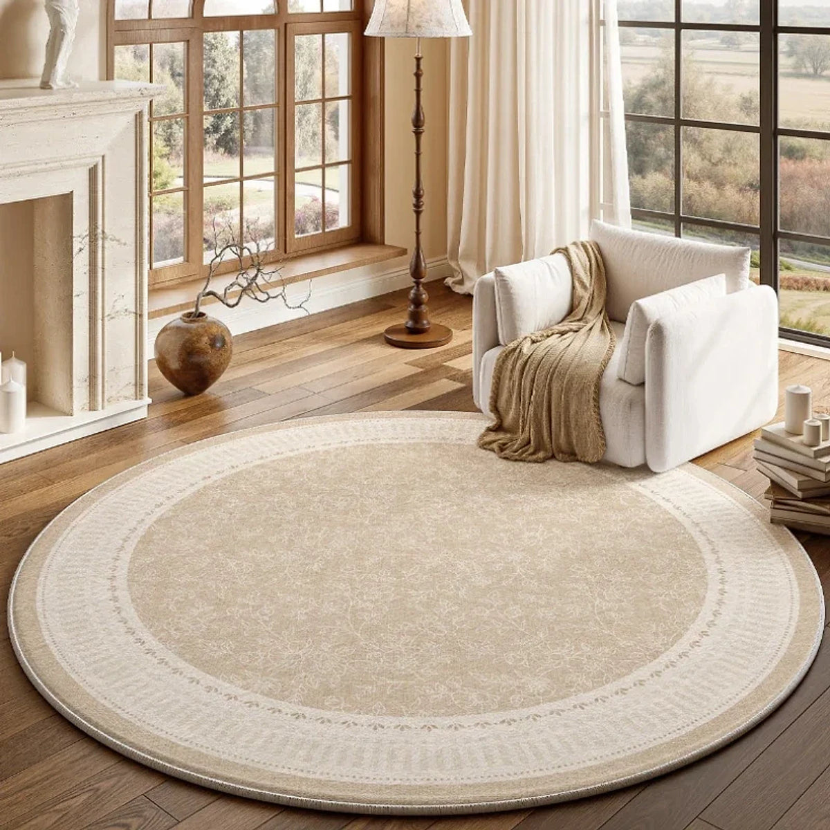 Tapete Decorativo Redondo, peça de tapetes da VivaCasa — imagem 4