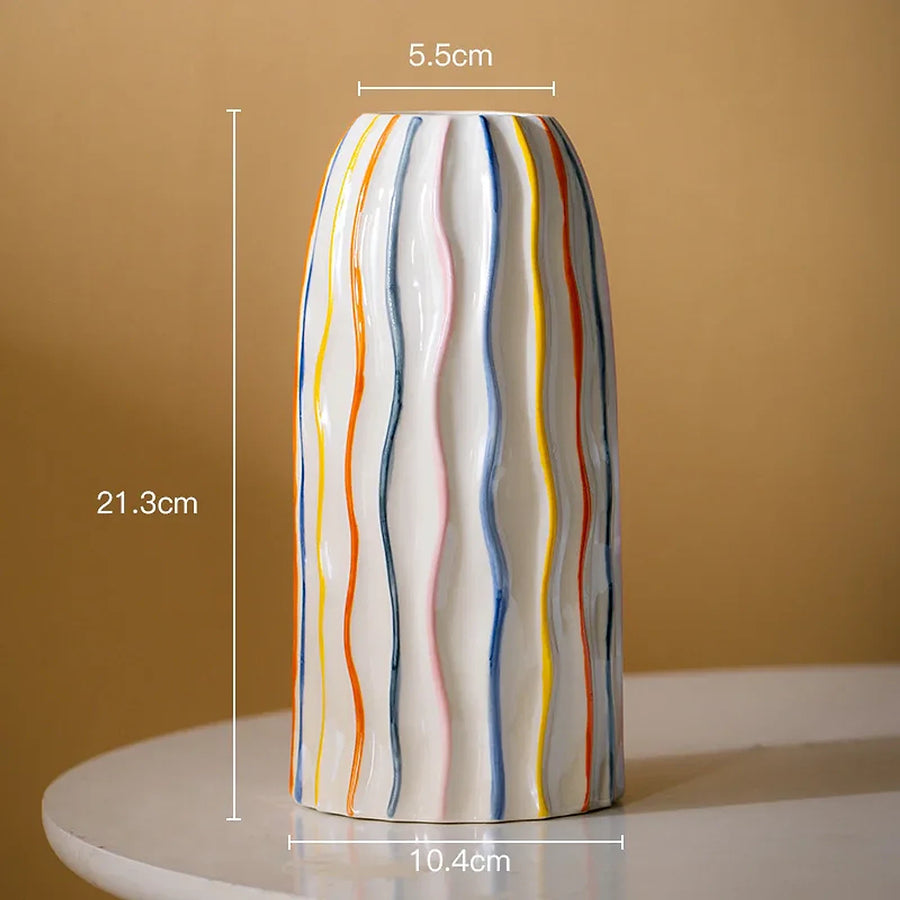 Vaso Decorativo Cerâmica, peça de vasos decorativos da VivaCasa — imagem 5