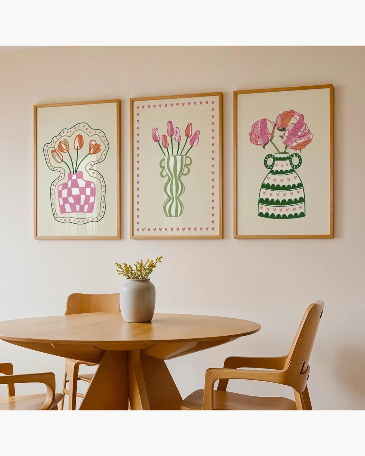 Vaso Decorativo Contemporâneo Floral, peça de vasos decorativos da VivaCasa