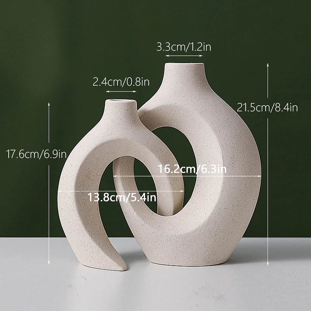 Vaso Decorativo Contemporâneo Nórdico, peça de vasos decorativos da VivaCasa — imagem 11