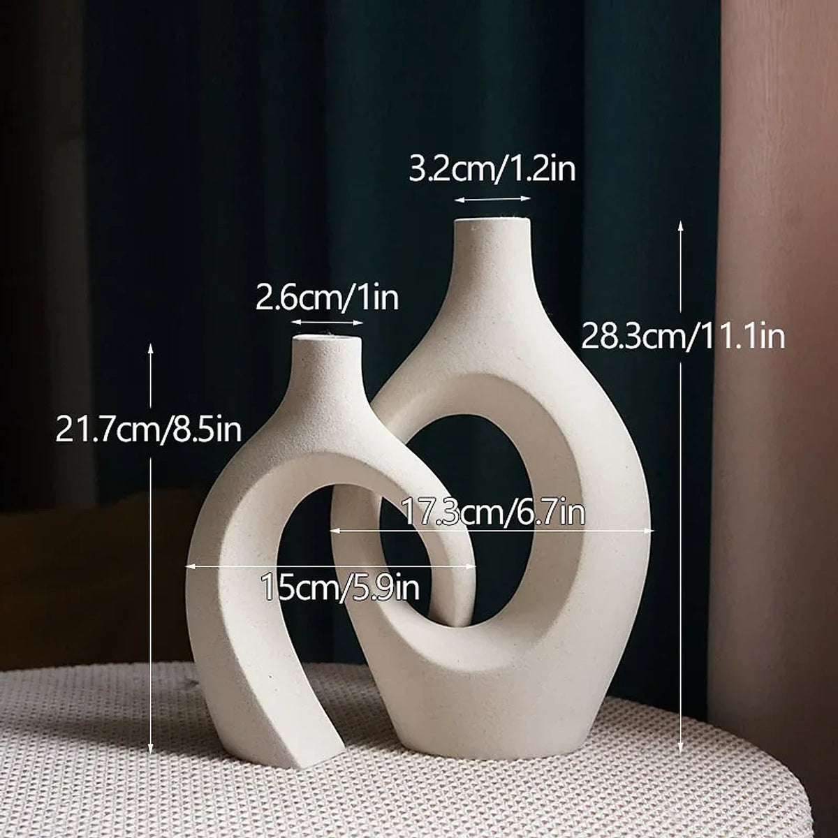 Vaso Decorativo Contemporâneo Nórdico, peça de vasos decorativos da VivaCasa — imagem 12