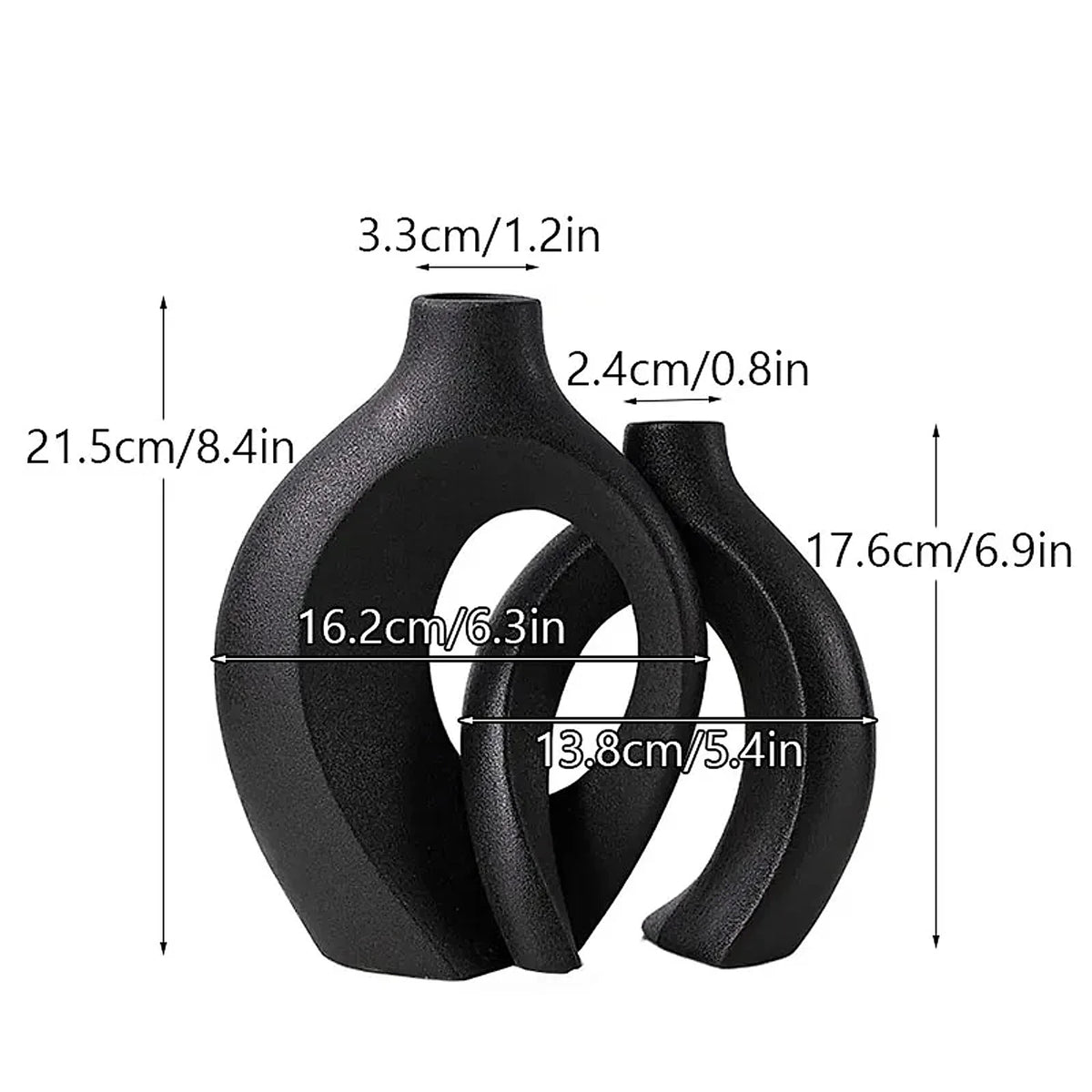 Vaso Decorativo Contemporâneo Nórdico, peça de vasos decorativos da VivaCasa — imagem 7