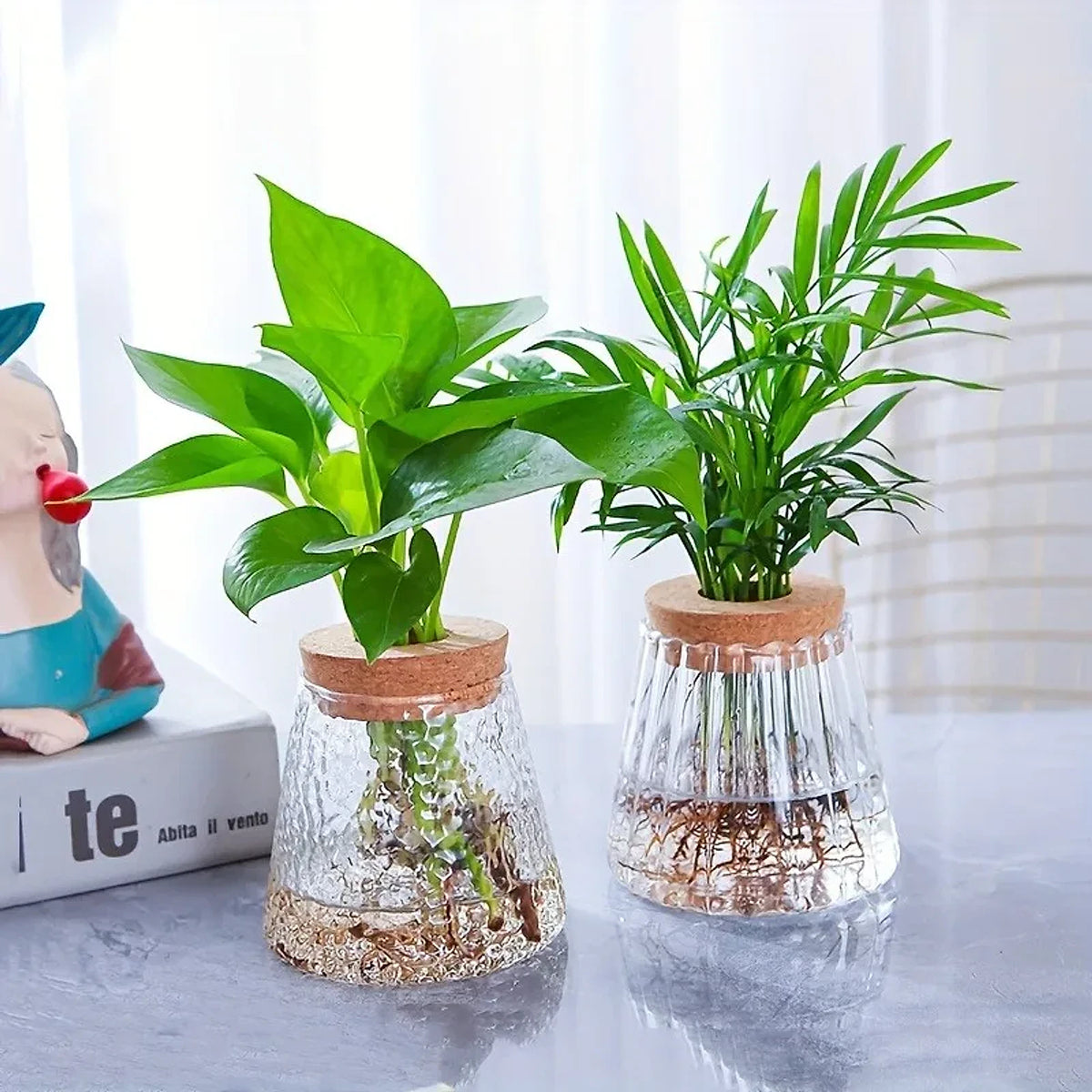 Vaso Decorativo Nórdico Vidro, peça de vasos decorativos da VivaCasa — imagem 3