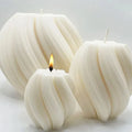 Vela Decorativa Geométrico Abstrato, peça de velas decorativas da VivaCasa — imagem 3
