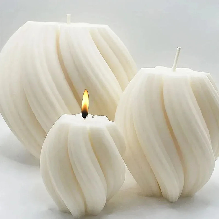 Vela Decorativa Geométrico Abstrato, peça de velas decorativas da VivaCasa — imagem 3
